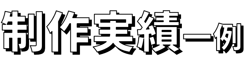 制作実績一例