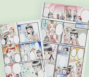 ネイリスト専攻学科紹介漫画