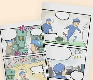 センサーシステム紹介4コマ漫画