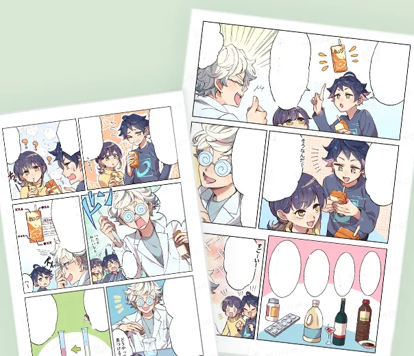 学生向け 滴定解説漫画